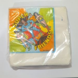 1976 Super Friends Napkins Collectible